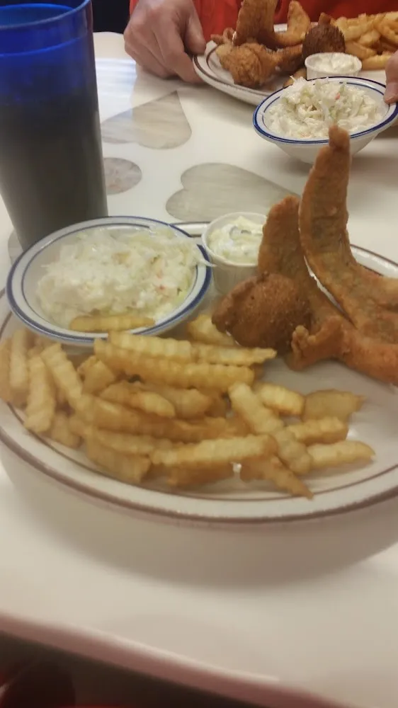 Fish and Fries with Cold Slaw